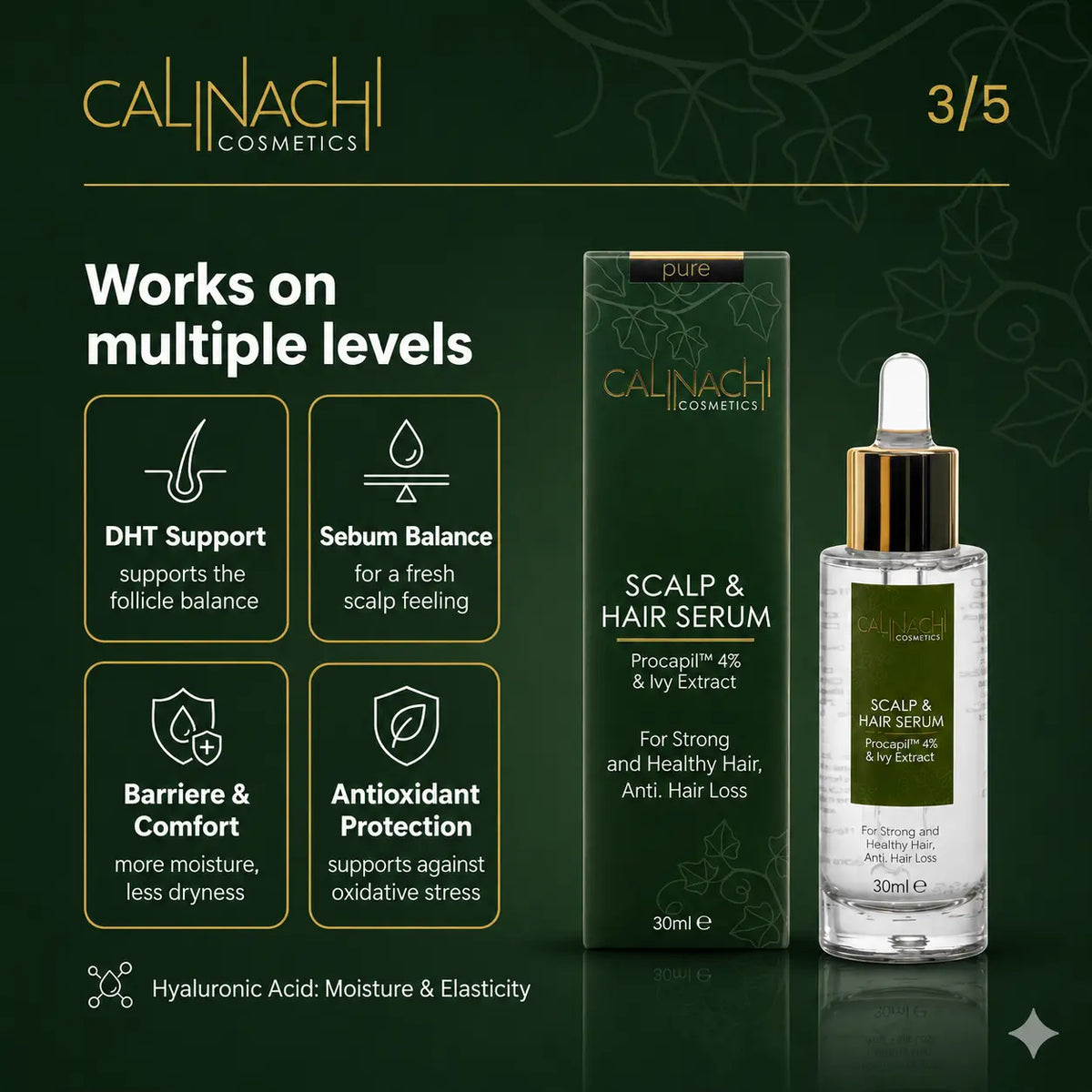 Metabolic Support for Hair Vitality Reset HairCare Sets CALINACHI Cosmetics