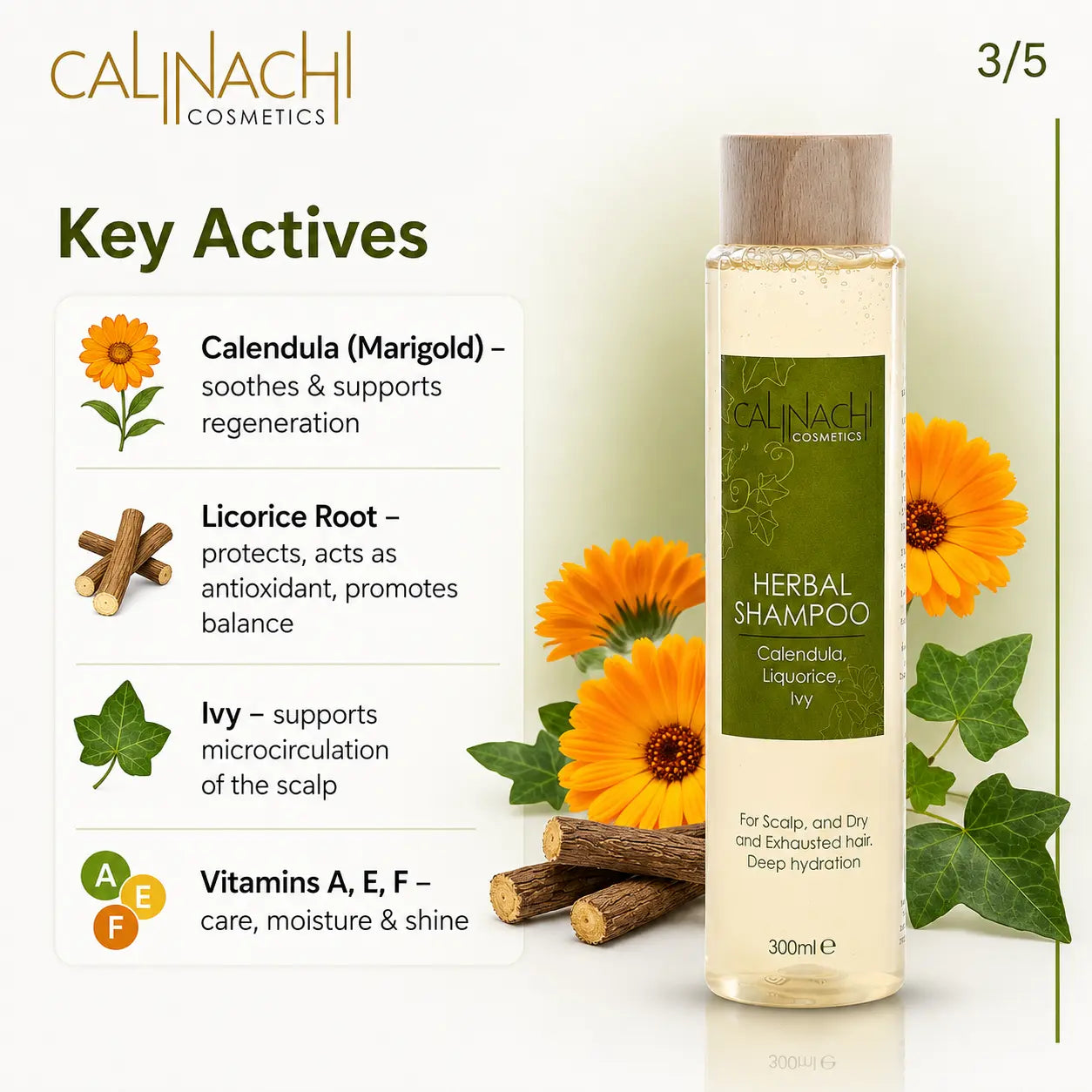 Fiber Damage Repair for Dry Hair Recovery HairCare Sets CALINACHI Cosmetics