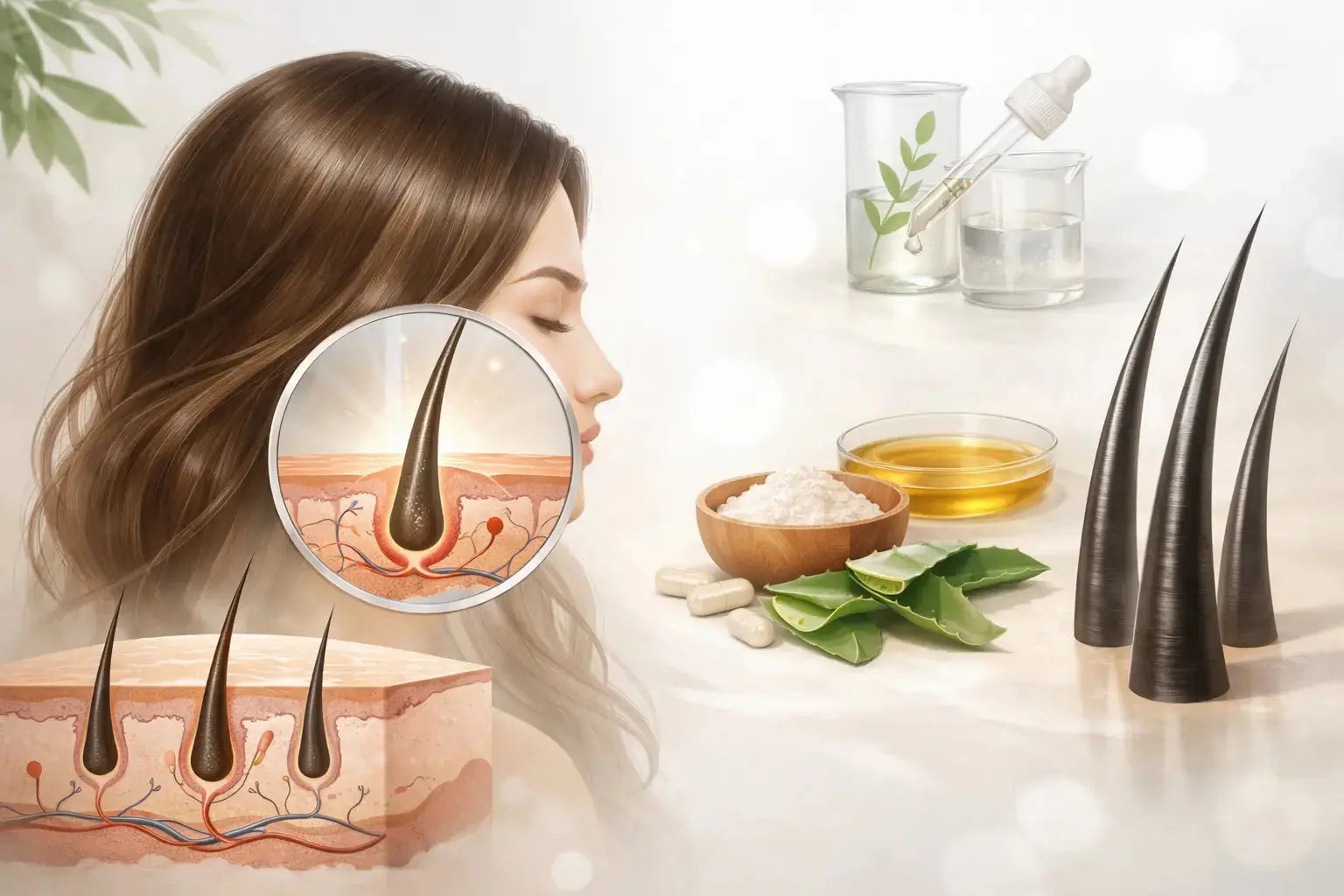 What Healthy Hair Growth Needs: Scalp, Follicle & Fibre
