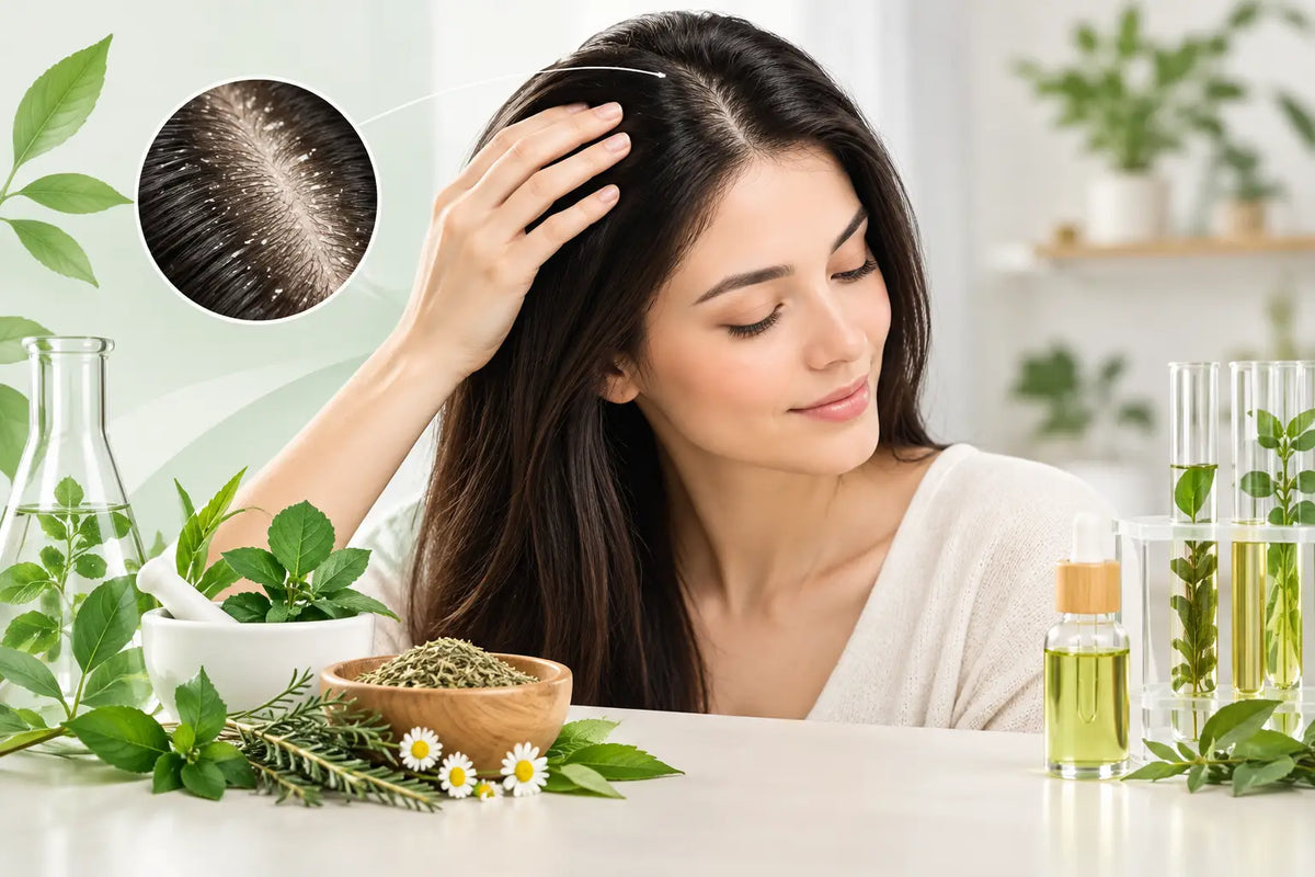 Hair Prone to Dandruff? Herbal Care for a Clean Scalp