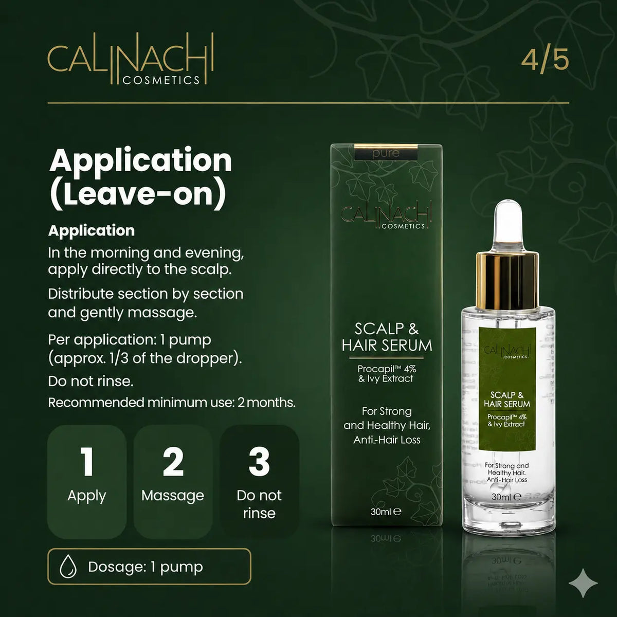 Metabolic Support for Hair Vitality Reset HairCare Sets CALINACHI Cosmetics