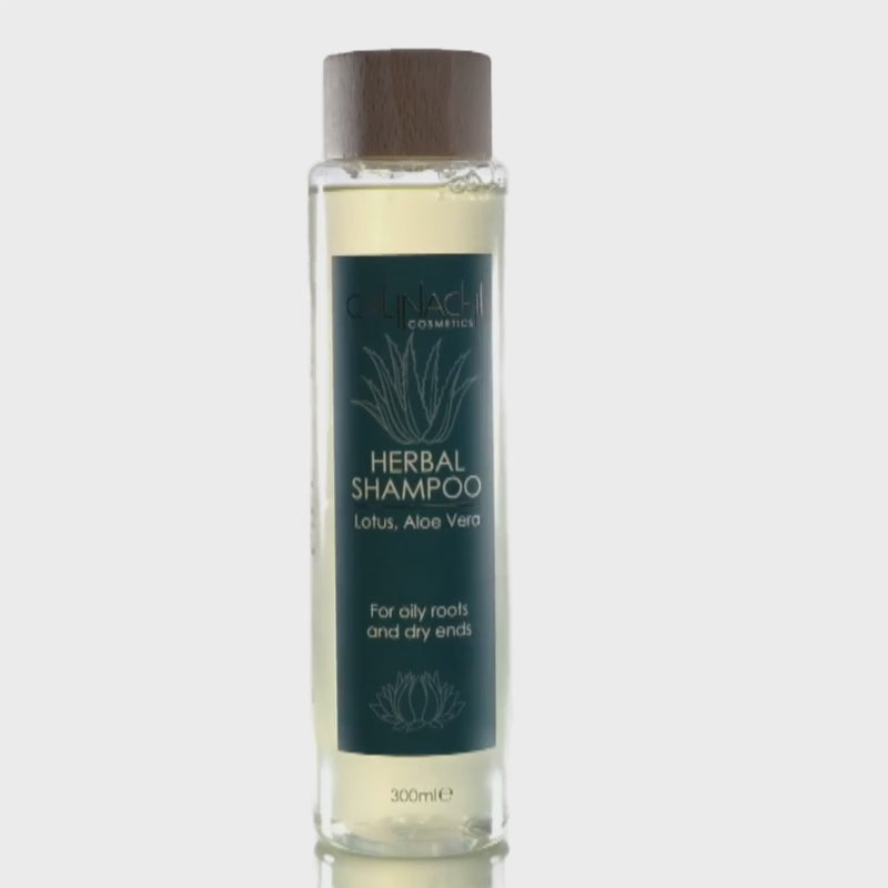 Professionele shampoo voor een vette hoofdhuid en droge haarpunten | Kruiden &amp; Sulfaatvrij | 300 ml