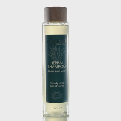 Professionele shampoo voor een vette hoofdhuid en droge haarpunten | Kruiden &amp; Sulfaatvrij | 300 ml